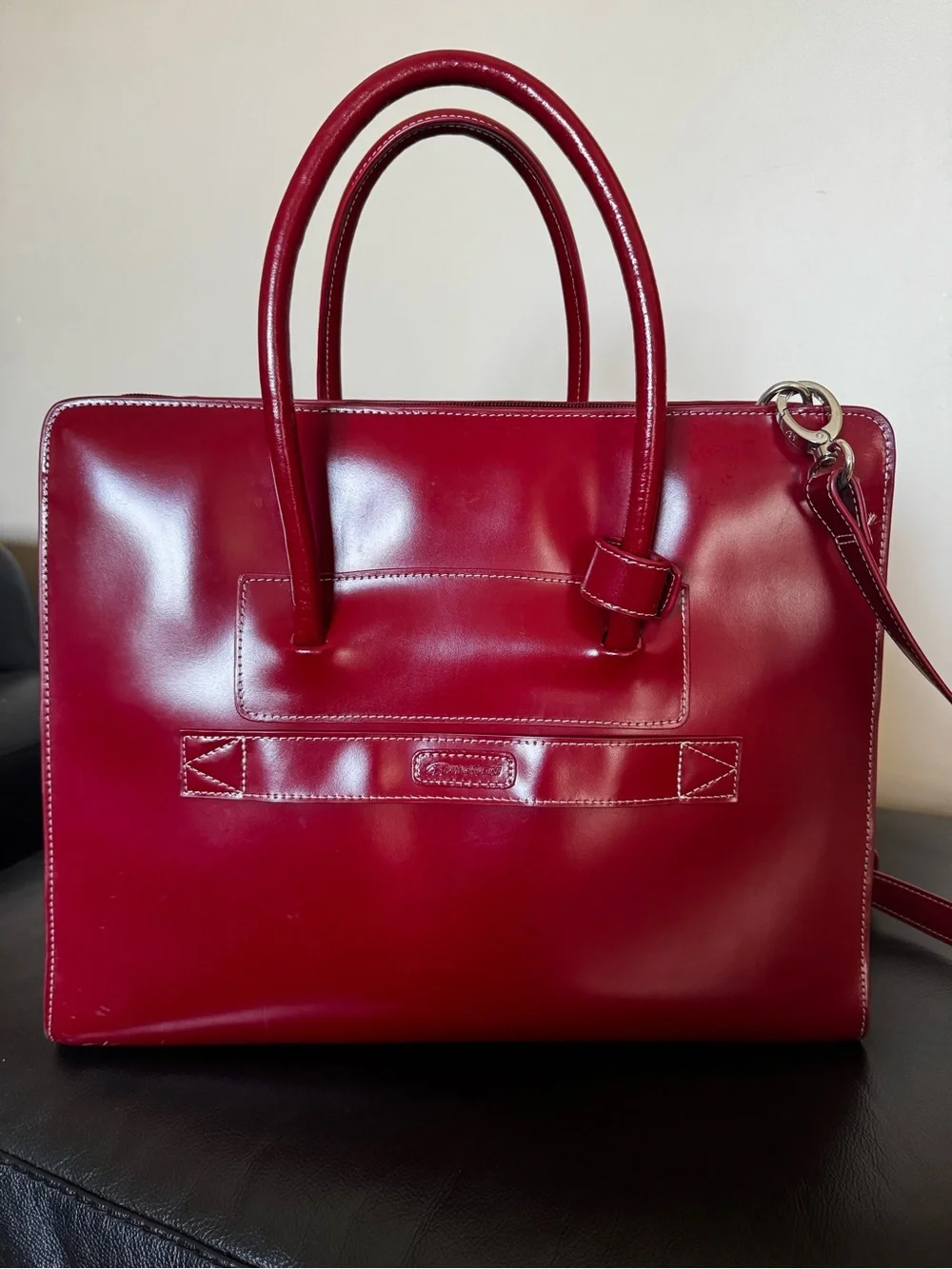 McKlein Lake Forest Red Leather 15